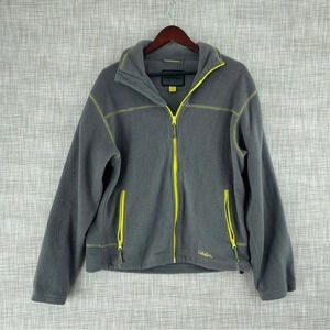 Cabela's mens size Medium long sleeve full zip fleece sweater 0745